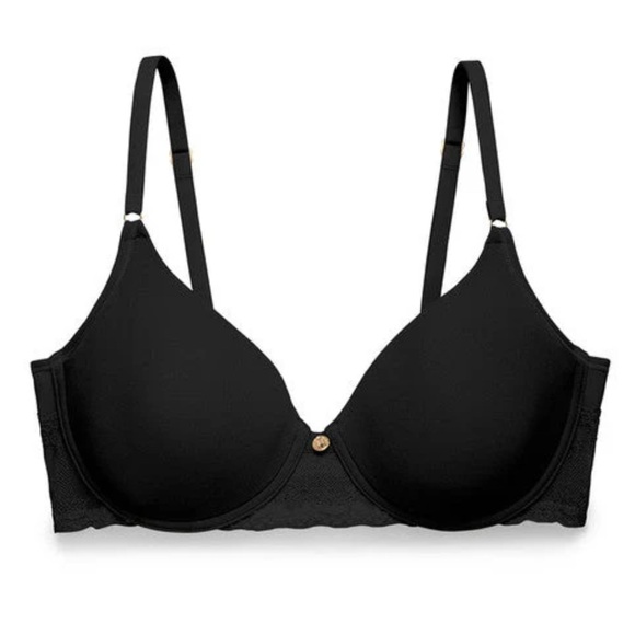 Natori 721154 Bliss Perfection Contour Underwire Bra Women's Size 36C Black Tee - Picture 1 of 15